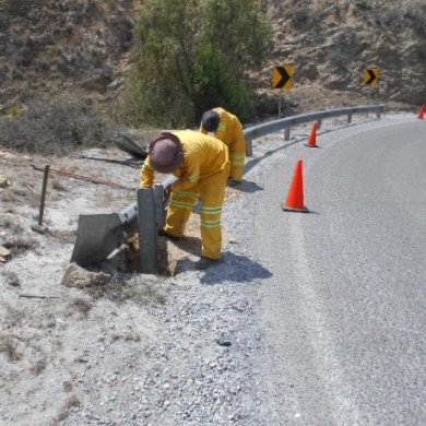 Reparando calle